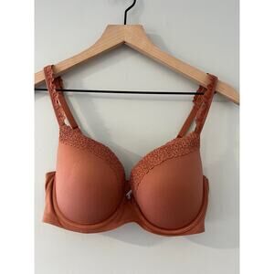 Aerie Rust Lace Trim Bra
